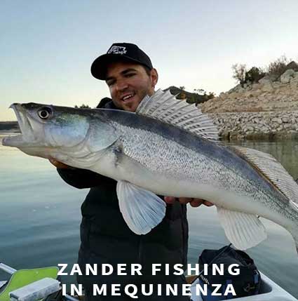 Zander fishing in Mequinenza